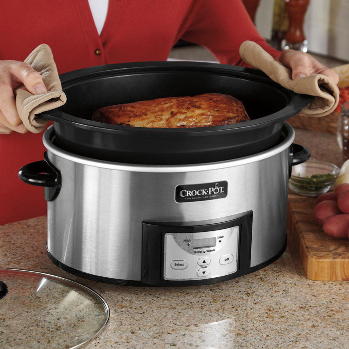 Crockpot 6 Qt. Digital Slow Cooker with StovetopSafe Cooking Pot